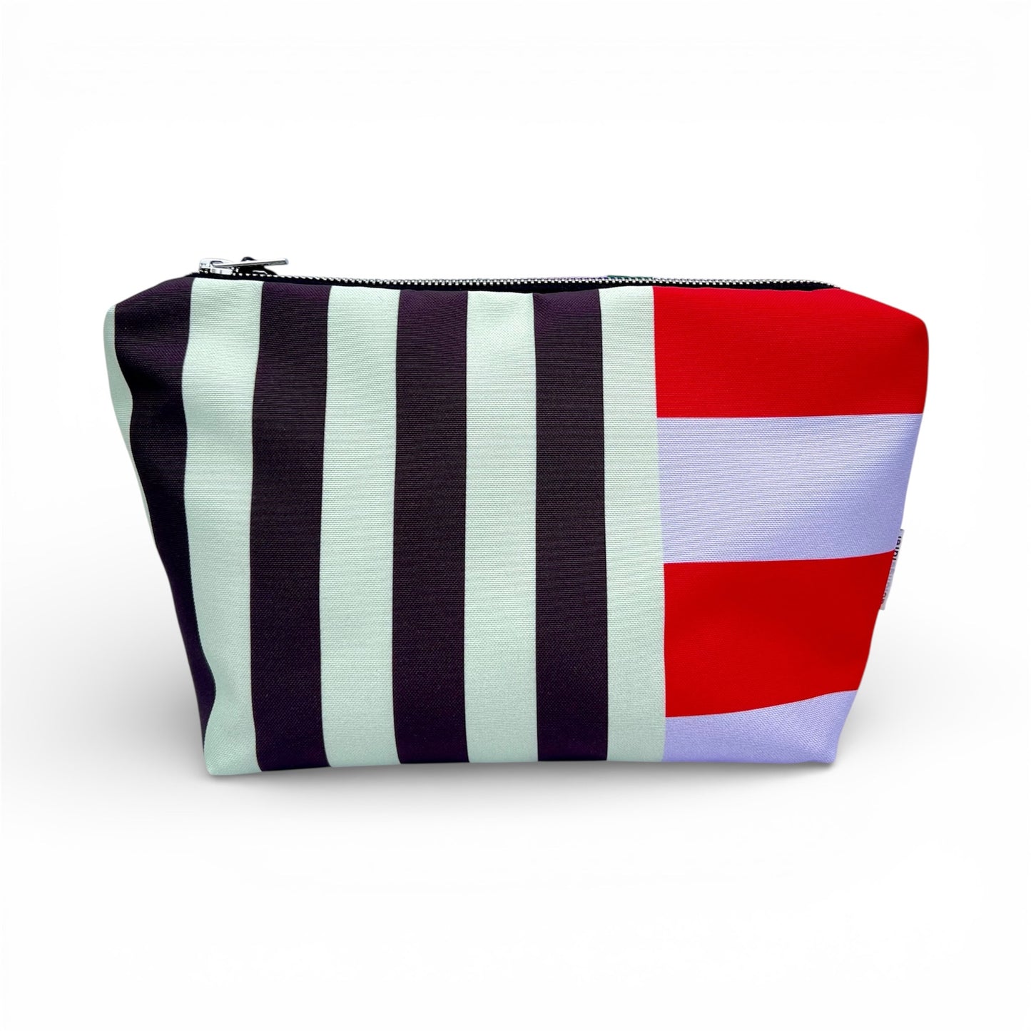 De lange tafel : toilettas - colorfull striped 1