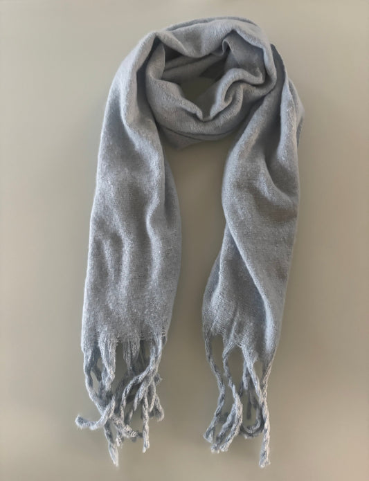 Sjaal : effen sjaal - licht blauw