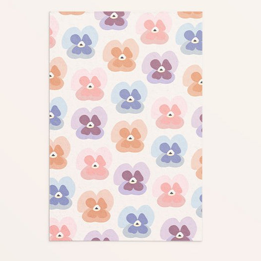 Fritsy : wenskaart zonder tekst - viooljtes