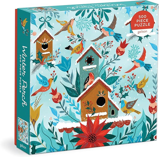 Galison : puzzel - winter perch