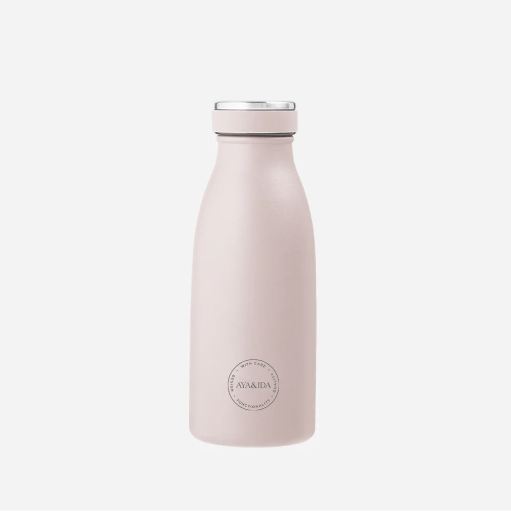 Aya&Ida : drinking bottle 350 ml - soft rose