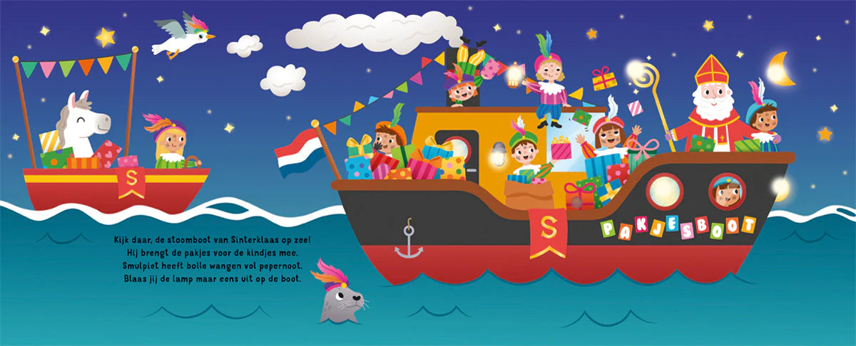 Lantaarn publisher : voorleesboek met lampjes - Sinterklaas