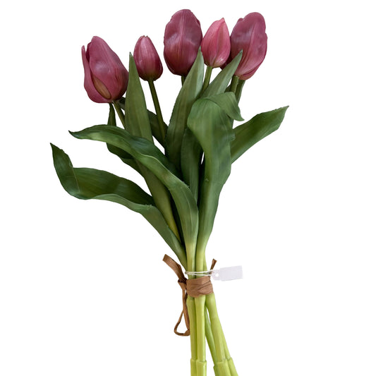 Kunstbloem : tulpen - paars