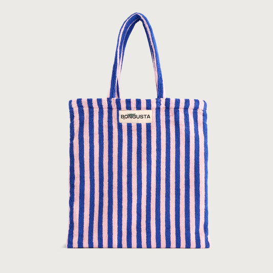 Bongusta : naram totebag - dazzling blue & rose