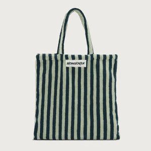 Bongusta : naram totebag - seafoam & deep teal