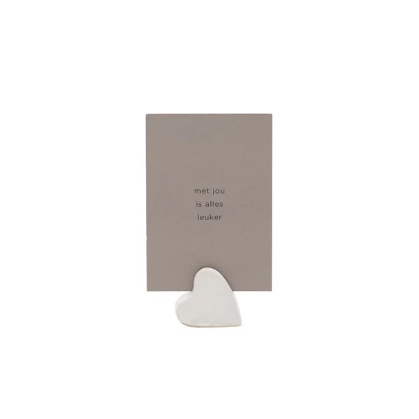 Leeff : card holder claire : met jou is alles leuker