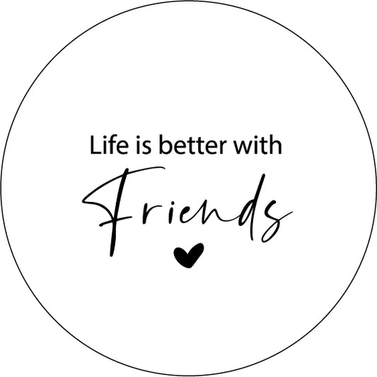 Mailboxcards : bierviltjes - life is better with friends