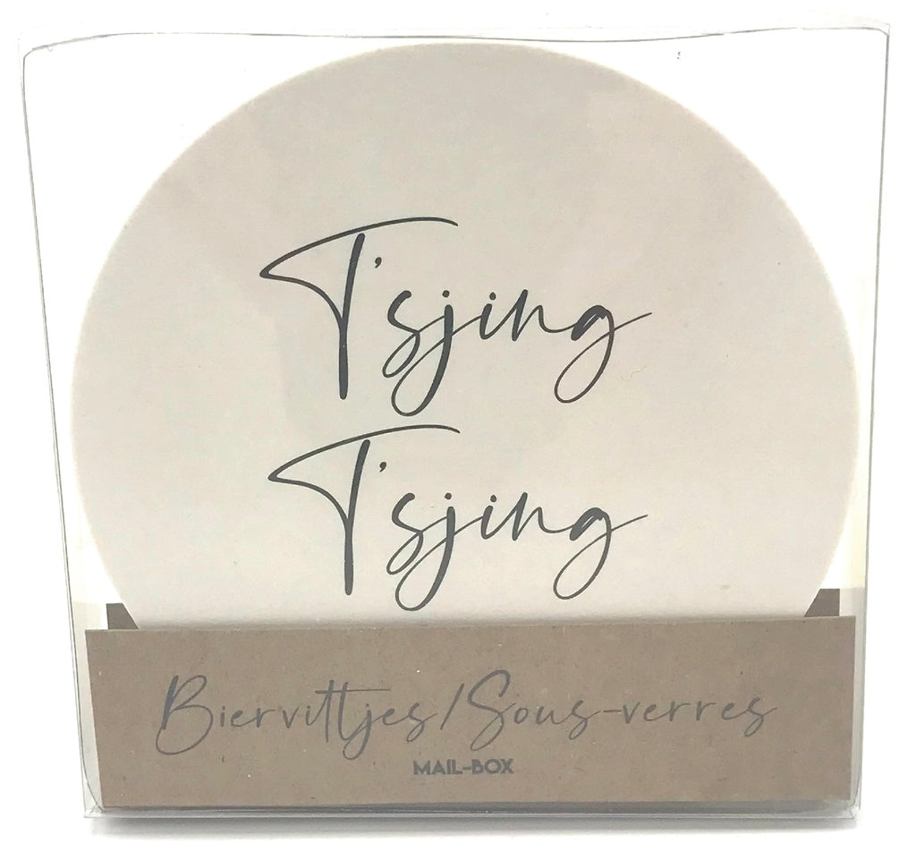 Mailboxcards : bierviltjes - T'sjing T'sing