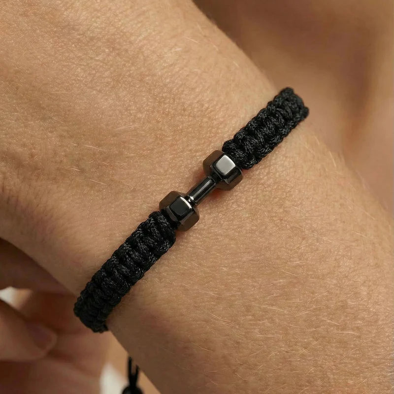 Sailbrace : motivation bracelet black gym - black