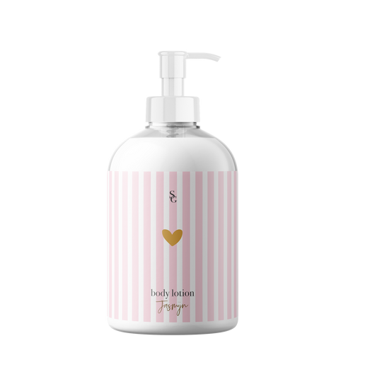 Stationary & gift : bodylotion - pink stripes