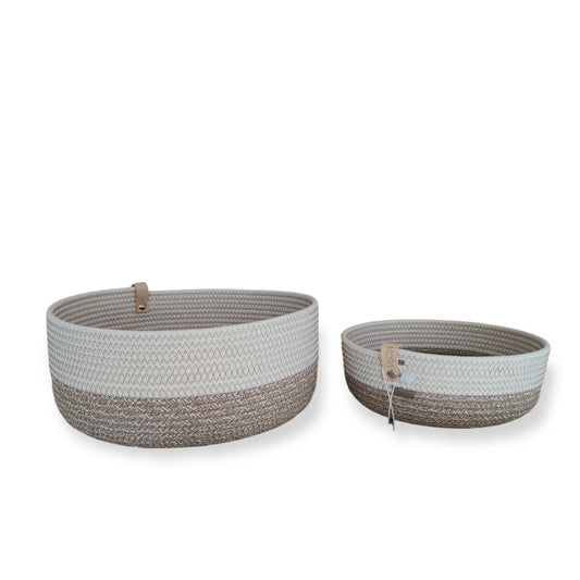 Koba : bowl high - boho melé & white