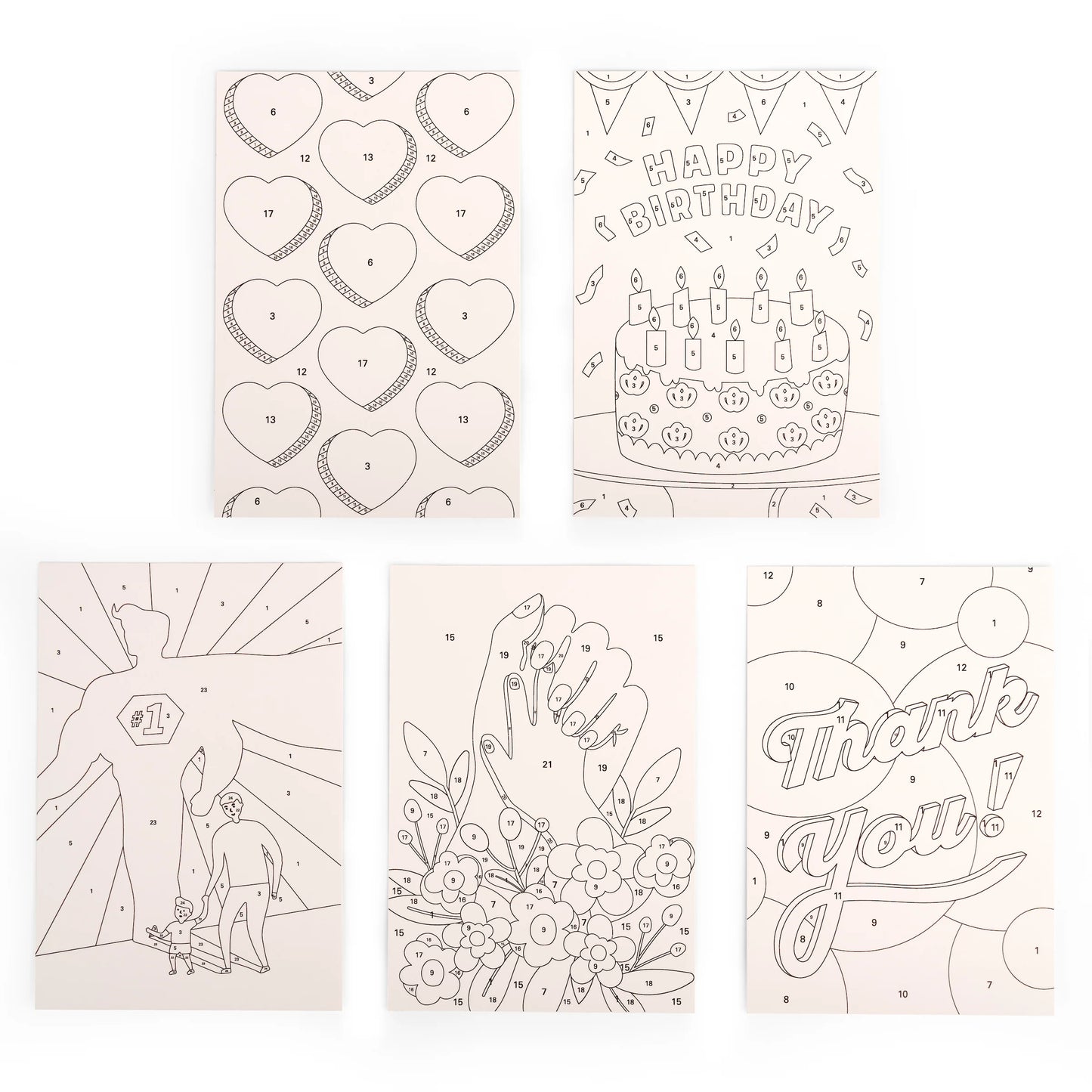 Kikkerland : make your own - paint by numbers