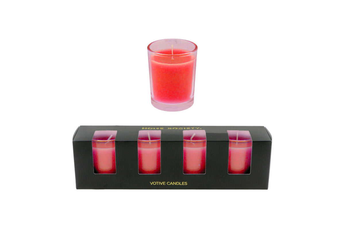 Home society - votive kaars - rood