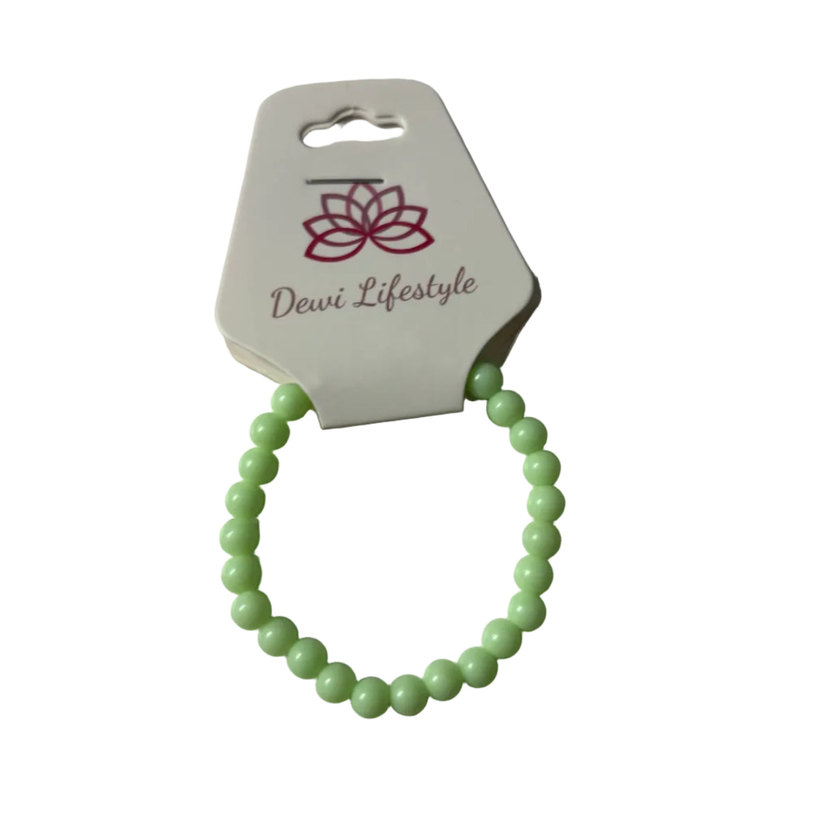 Dewi lifestyle : effen armband - licht groen