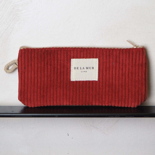De la mur line : brillenhoesje - rib red