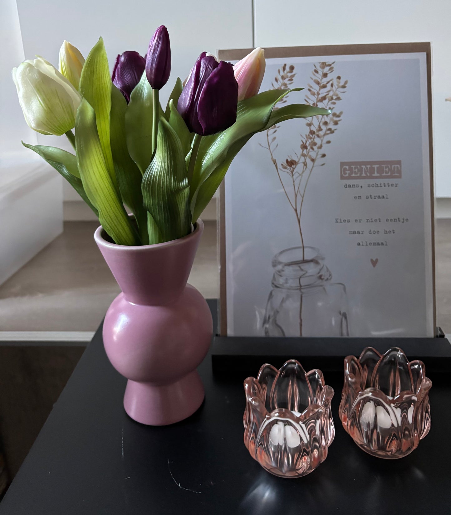 Daan Kromhout : vaas bukan - roze