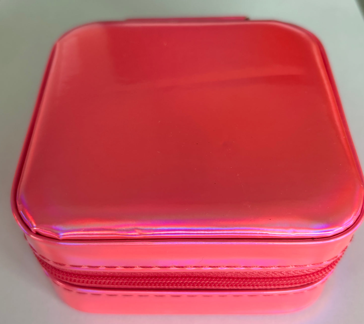 Juwelendoosje : metallic - roze