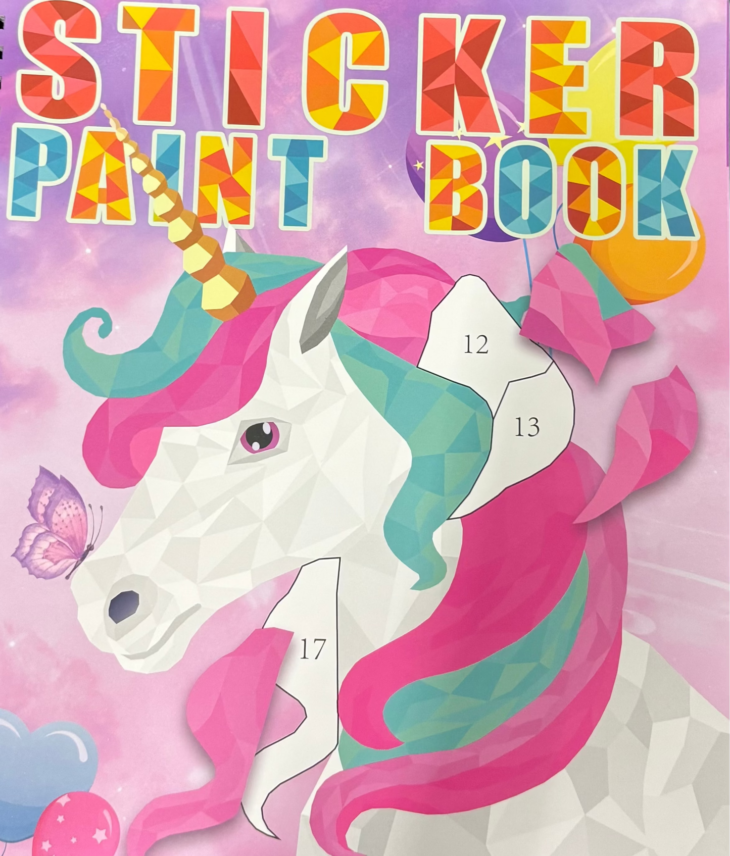 stickerboek : unicorn