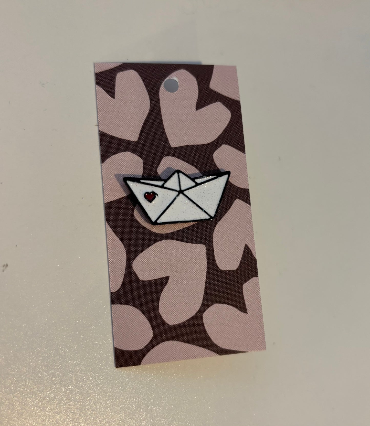 Pin : papieren bootje