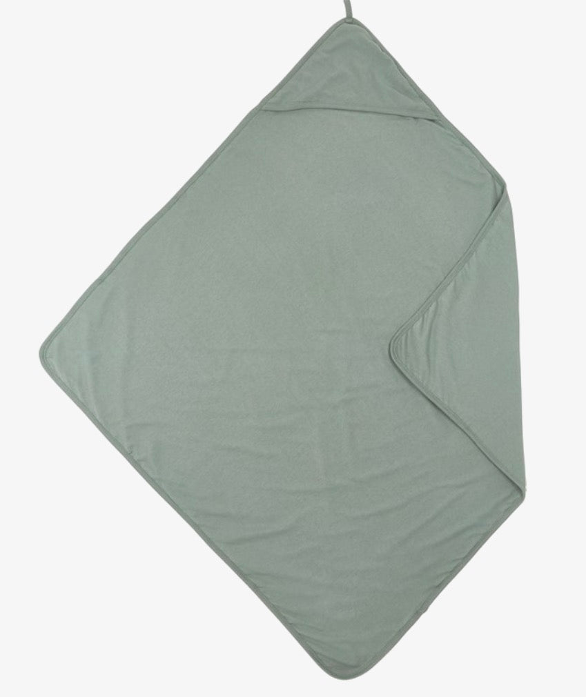 Meyco baby : badcape jersey - green