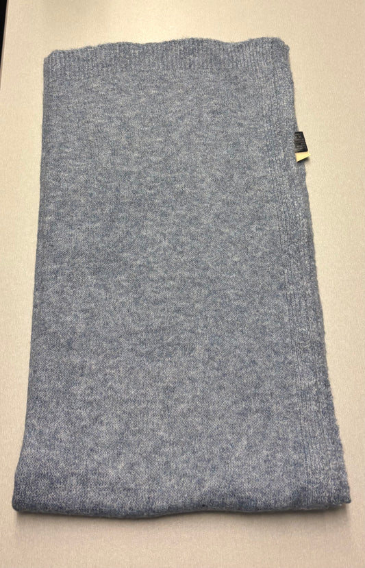 Sjaal : effen - blauw