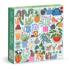 Galison : puzzel - cats in the houseplants