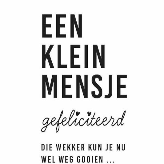 Fun wine labels : wijnetiket - een klein mensje