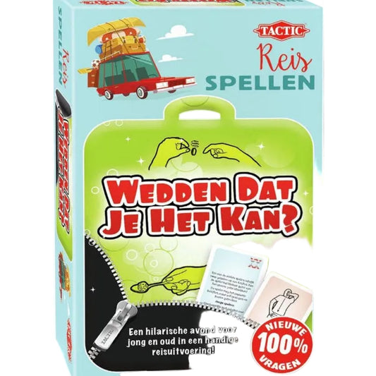 Reisspel :wedden dat jij het kan