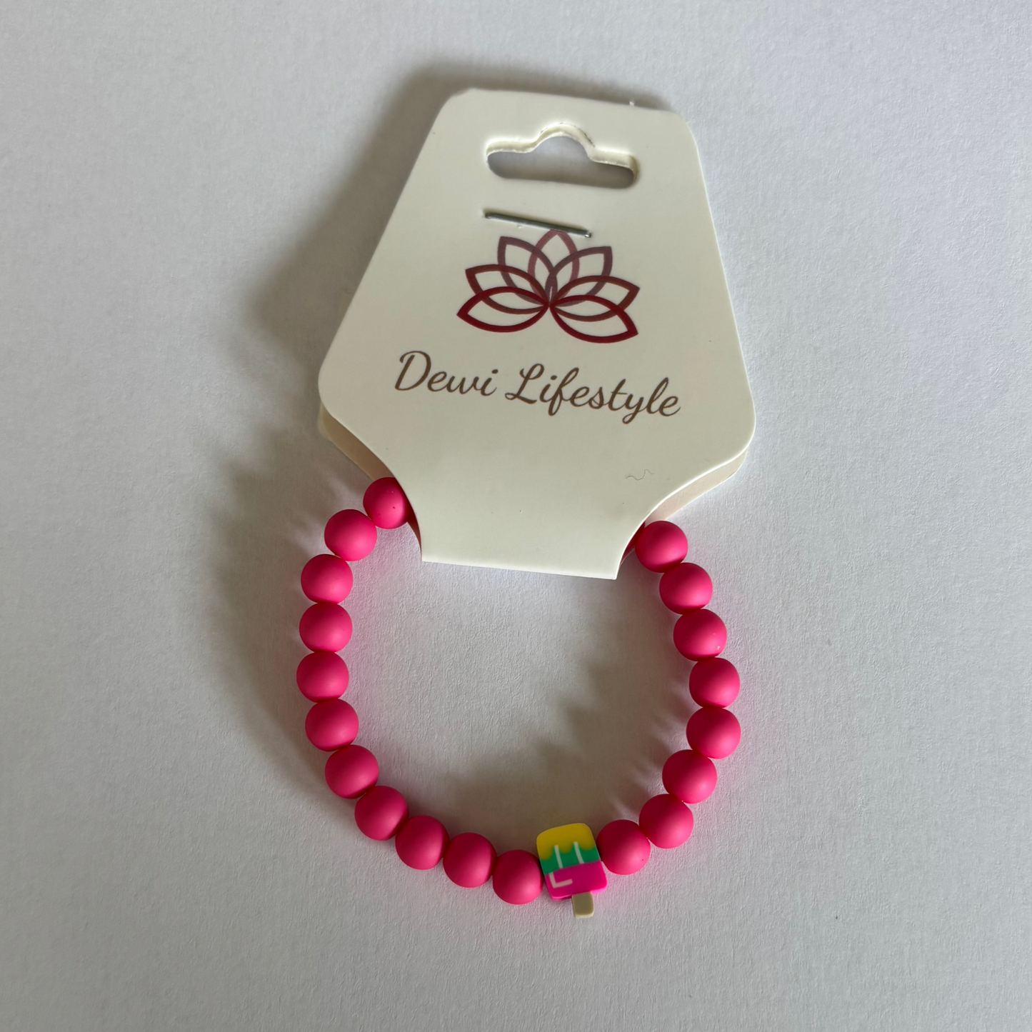 Dewi lifestyle : armband kids  ijs - fuchsia