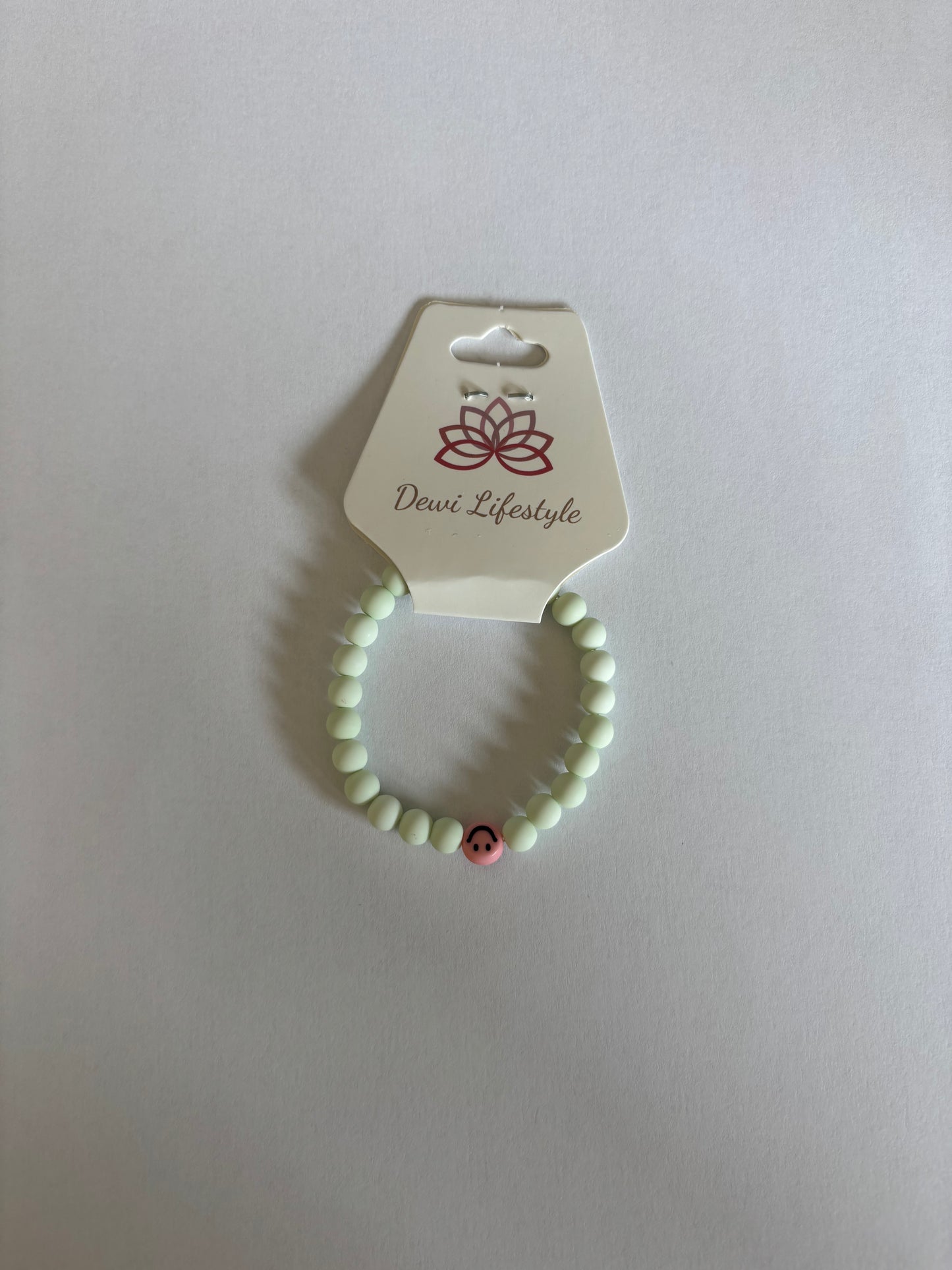 Dewi lifestyle : armband kids smiley - mint