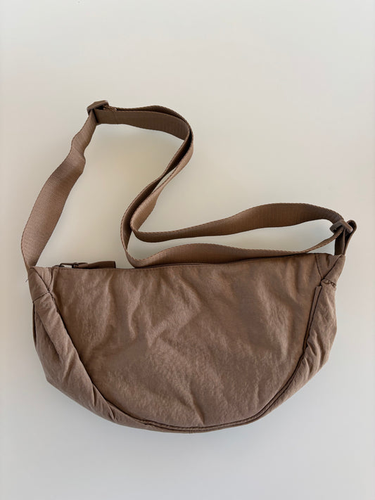 Stoffen tasje : taupe