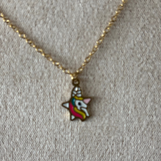 Halsketting kids : unicorn