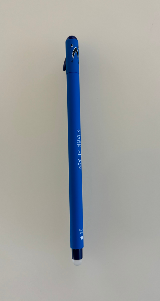 Uitwisbare pen : haai en panda
