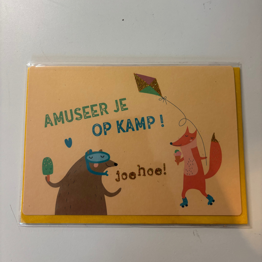 Enfant terrible : amuseer je op kamp