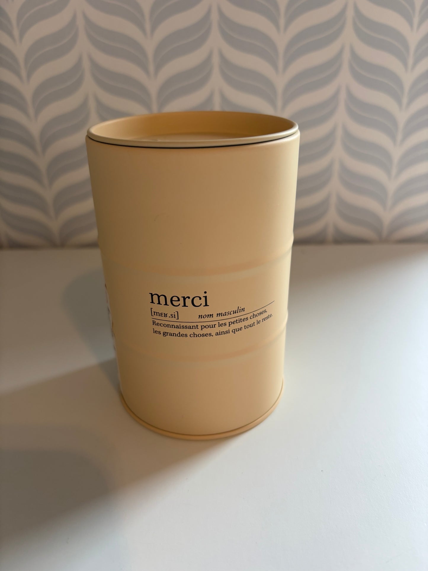 Jl-line : geurkaars thanks/merci