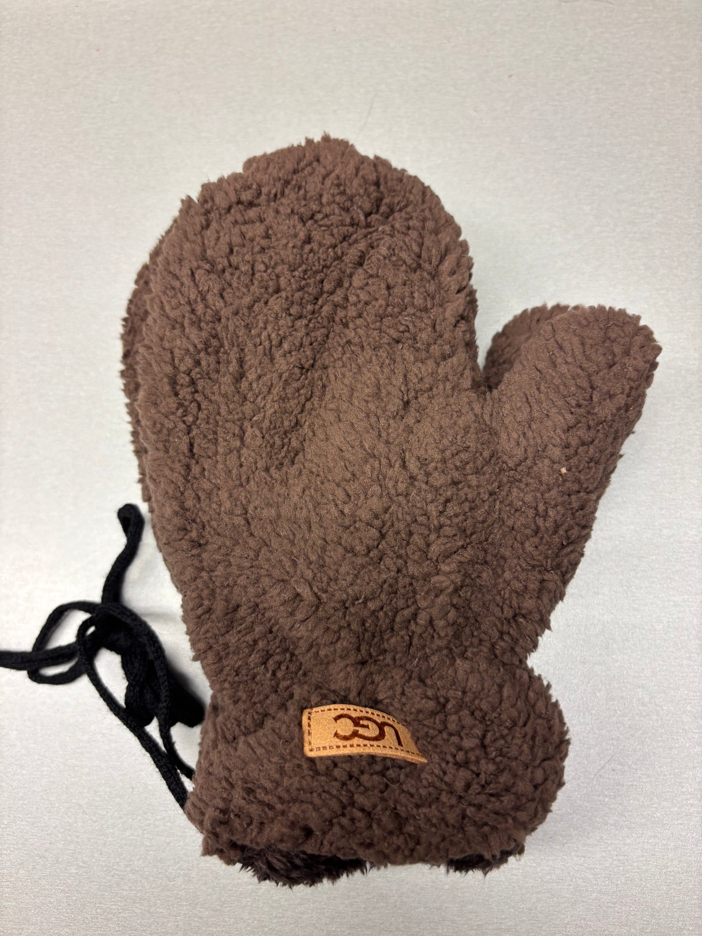 Wanten : teddy - donker bruin