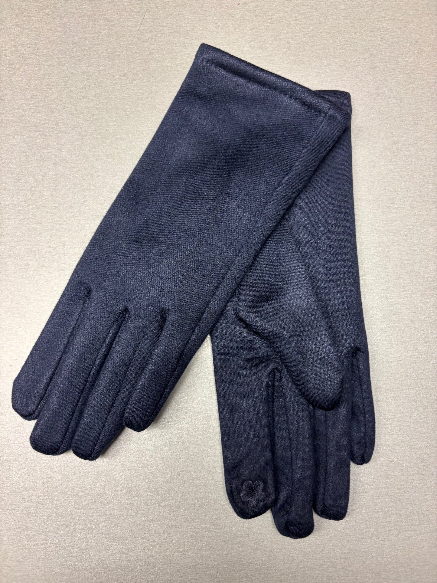 Handschoenen : daim - marine