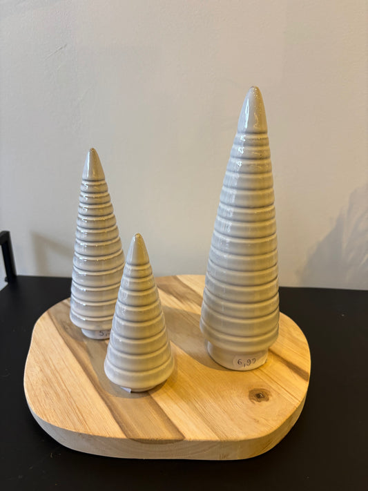 Stenen kerstboompjes