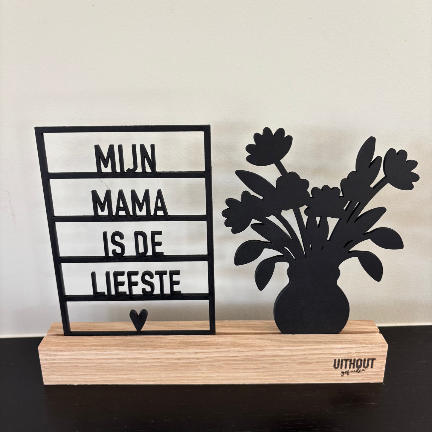 Uithout gesneden : raampje - mijn mama is de liefste .