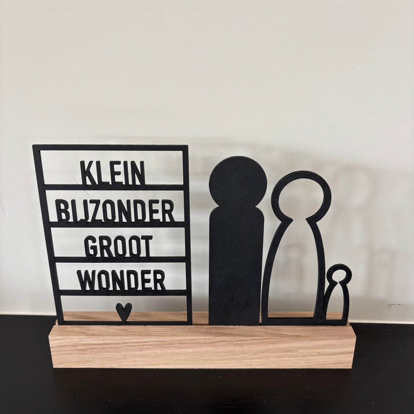 Uithout gesneden : raampje - klein bijzonder groot wonder