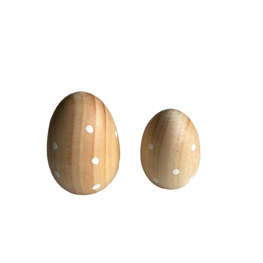 Corios : houten eitjes