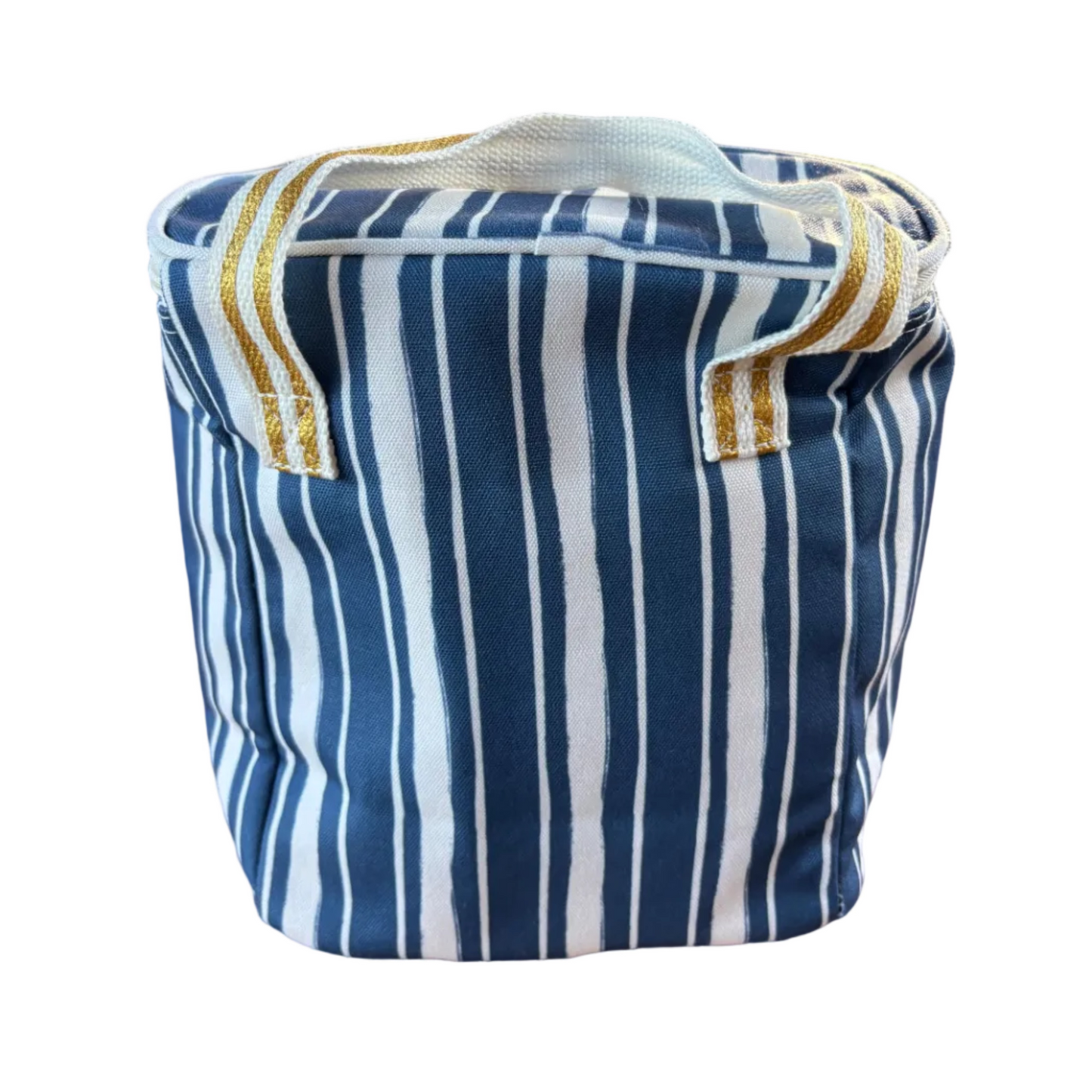 Koeltas : cin cin - gestreept wit/blauw
