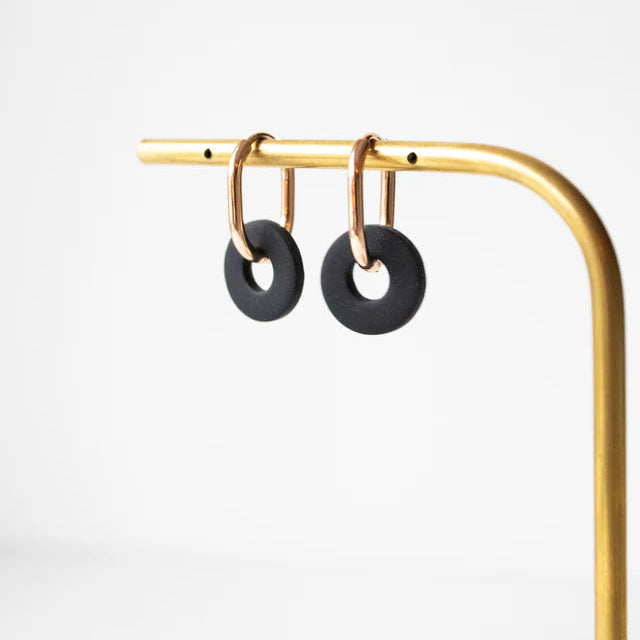 Preus : oorbellen Nolo - zwart