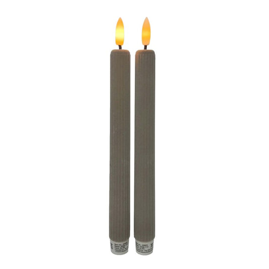 Jens living : LED dinerlaarsen fluweel - taupe
