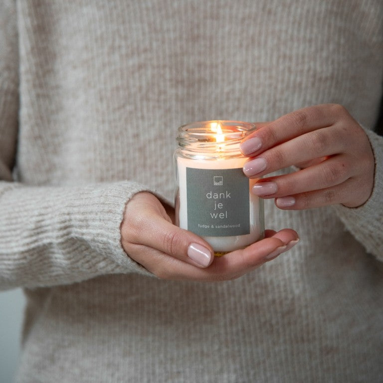 Leeff : geurkaars - dank je wel