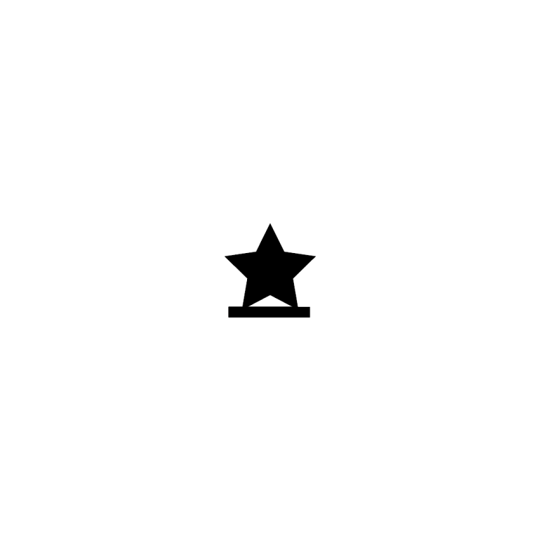 Uithout gesneden : element symbool - hart/ster