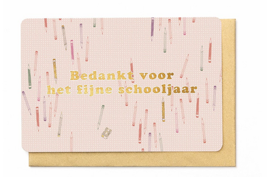Enfant terrible : bedankt voor het fijne schooljaar