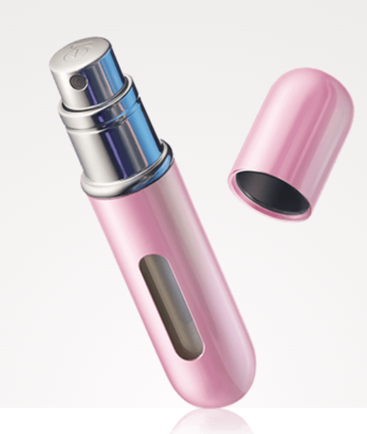 Travel : parfum verstuiver - mat roze