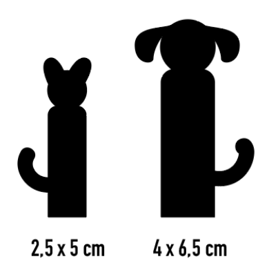 Uithout gesneden : element popje - kat/hond