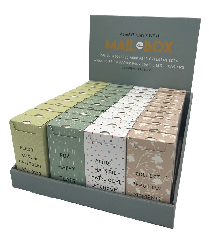 Mailboxcards : zakdoekendoosje - for happy tears
